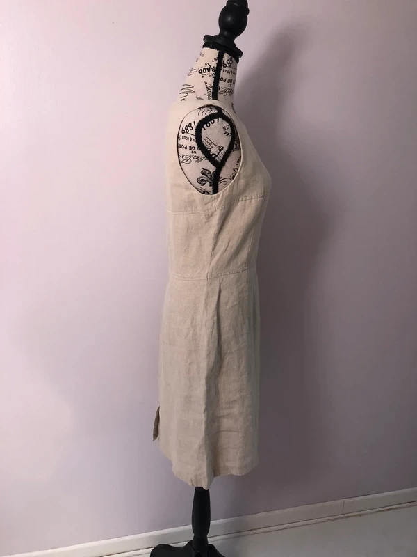 🤍 Beige linen dress – Caroll – Size 40 – Very good condition – photo 10